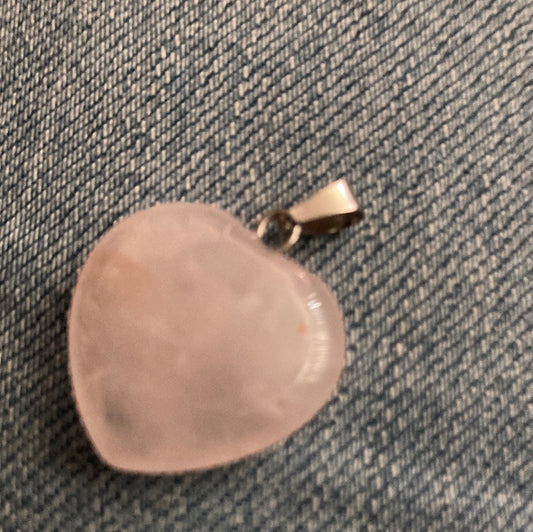 Rose heart pendant