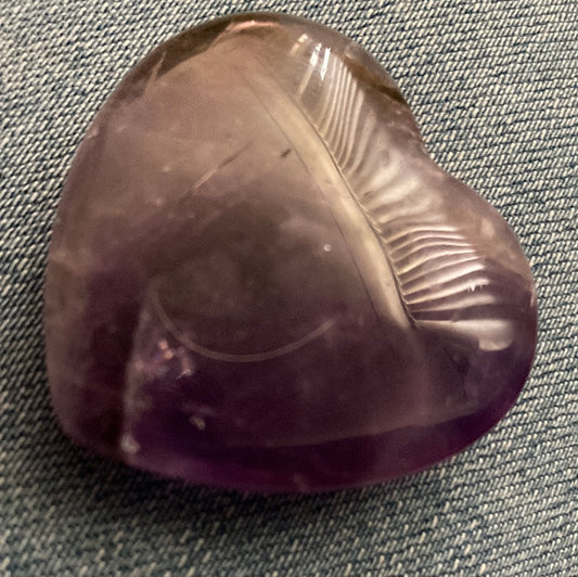 Amethyst heart