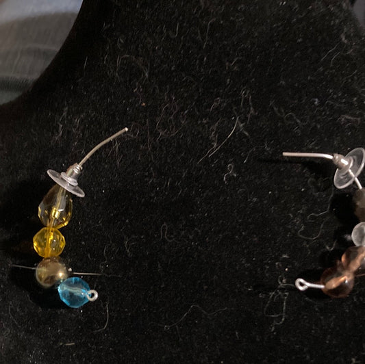 Lamp glass earrings let’s have fun