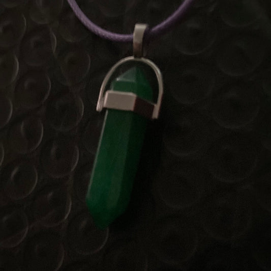 Turquoise bullet necklace